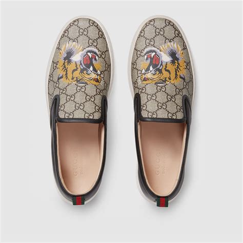 gucci shoes fur with tiger fake|gucci tiger shoes slip on.